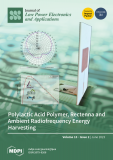06/2023 : Couverture de la Special issue du Journal of Low-Power-Electronics-Applications: "Evaluation of Polylactic Acid Polymer as a Substrate in Rectenna for Ambient Radiofrequency Energy Harvesting"